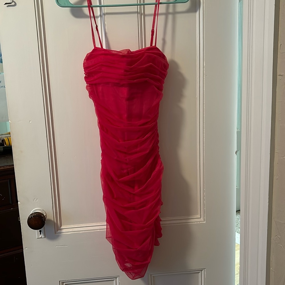 Hot Pink mini dress